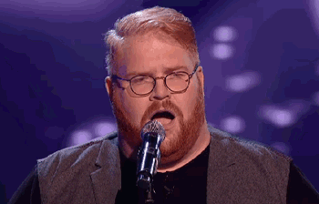 Luke at The Voice UK